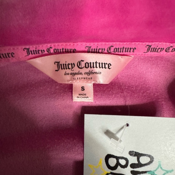 Juicy Couture Fuchsia Velour Top - Picture 2 of 3